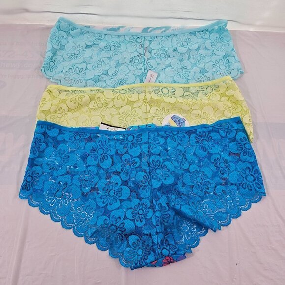 No Boundaries Freecup Cheeky with Lace 3-Pack Panties - Size XXXL (21) NWT - Picture 8 of 11